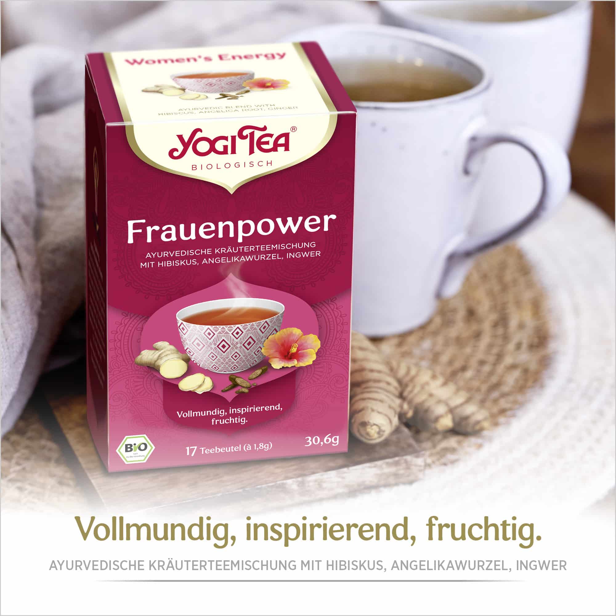 6 x BIO YOGI TEA Frauenpower | 6 x 30,6g 