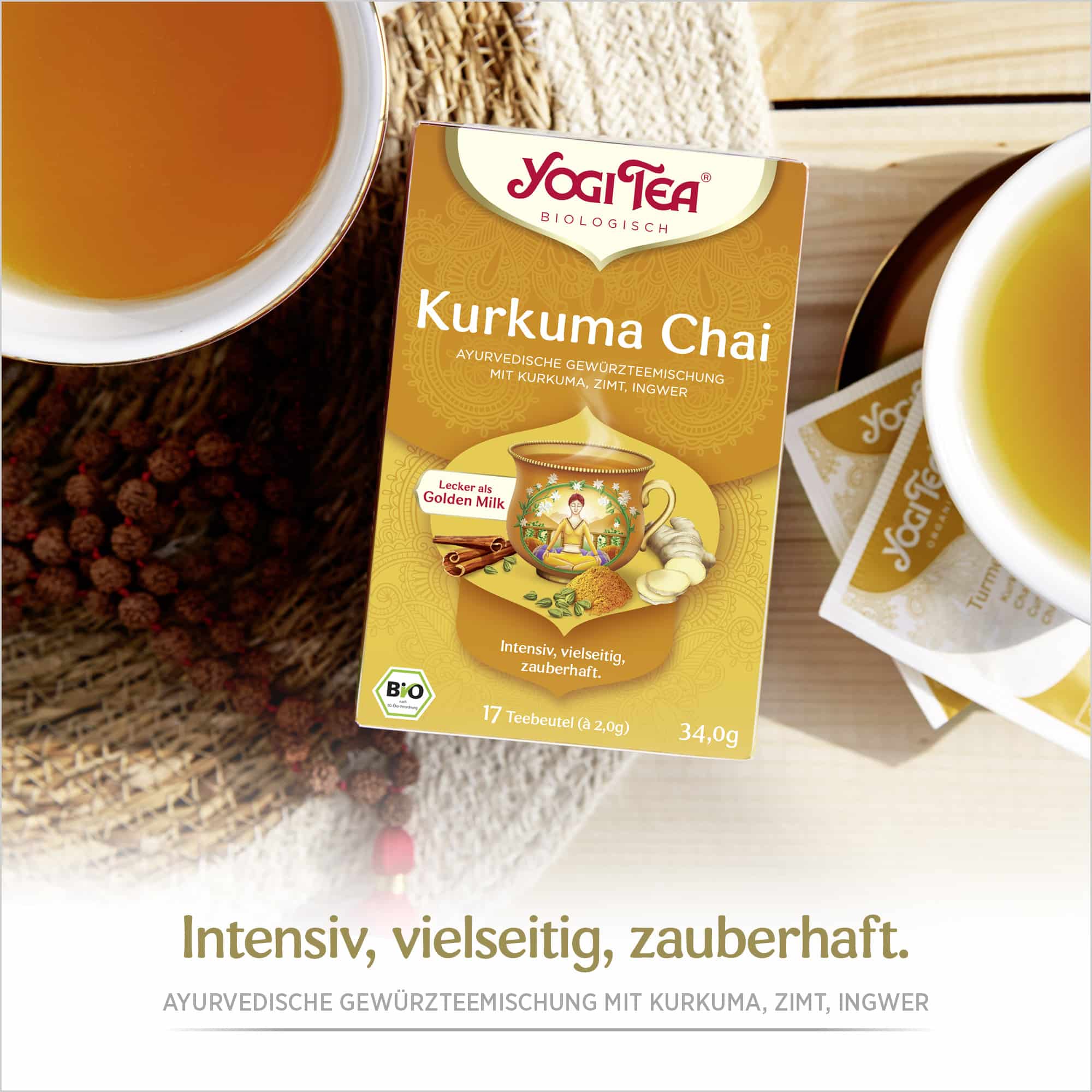 6 x BIO YOGI TEA Kurkuma Chai | 6 x 34g