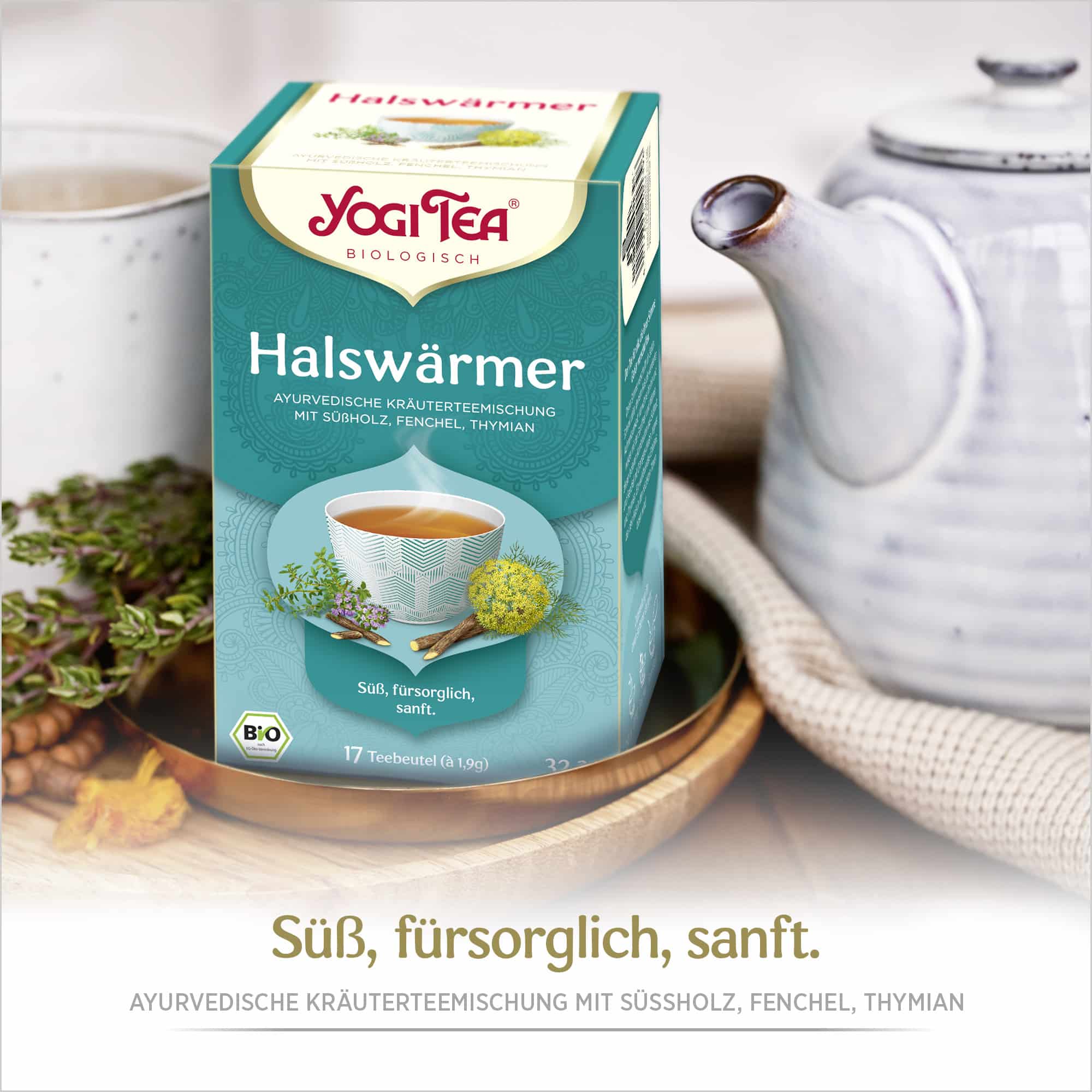 6 x BIO YOGI TEA Halswärmer | 6 x 30,6g 