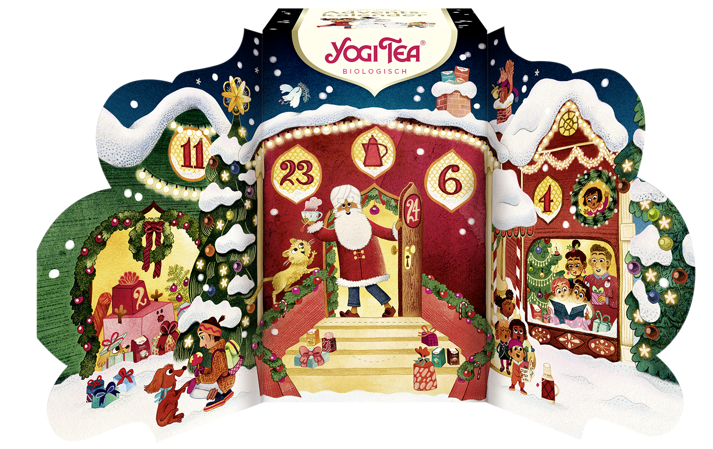 6 x YOGI TEA Advents-Kalender BIO | 6 x 46,8g