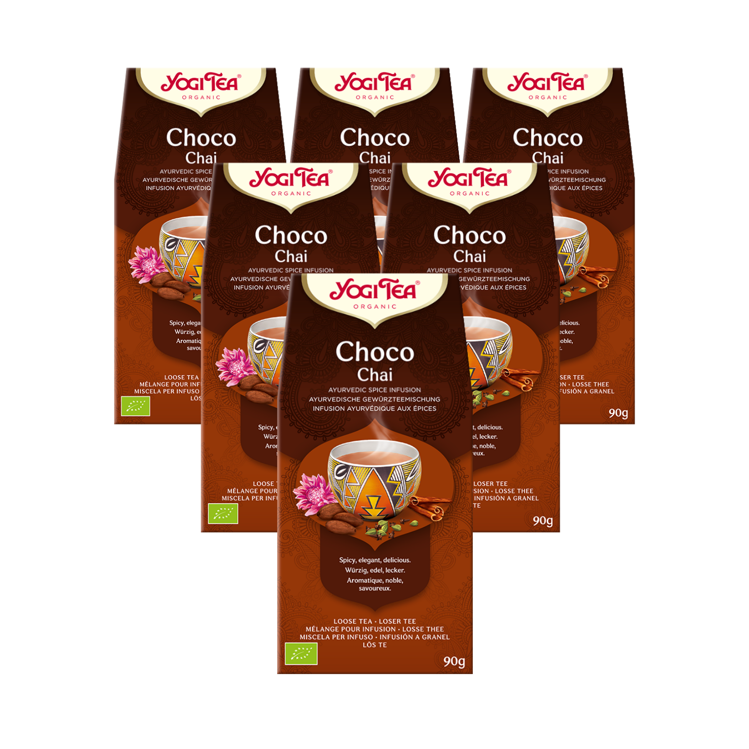 6 x BIO YOGI TEA Choco Chai | 6 x 90 g lose 