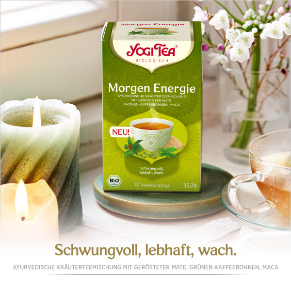 6 x YOGI TEA Morgen Energie BIO | 6 x 35,7g