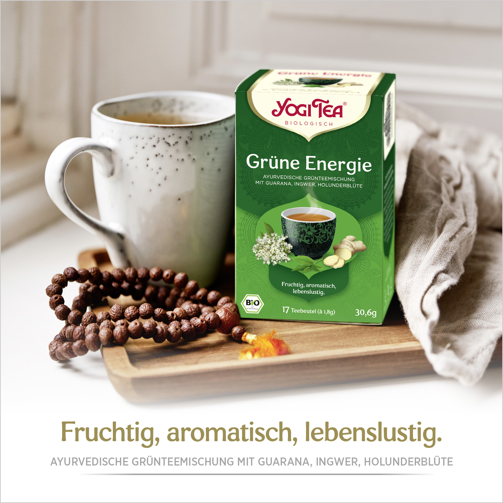 6 x BIO YOGI TEA Grüne Energie | 6 x 30,6g 