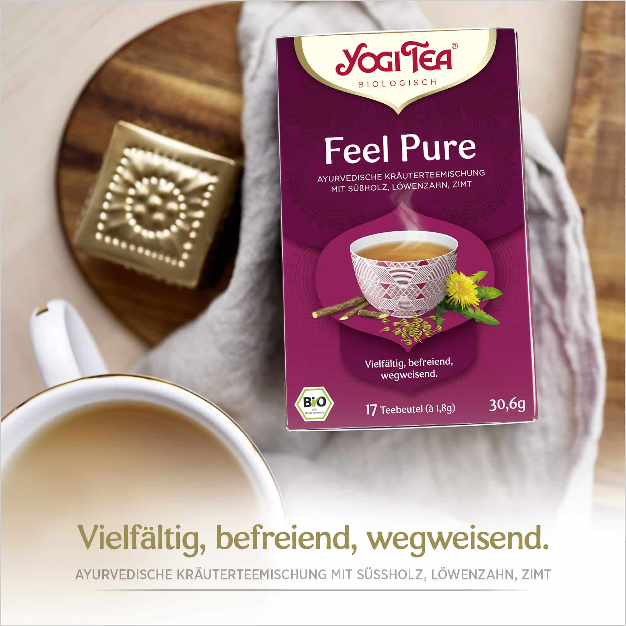 6 x BIO YOGI TEA Feel Pure | 6 x 30,6g 
