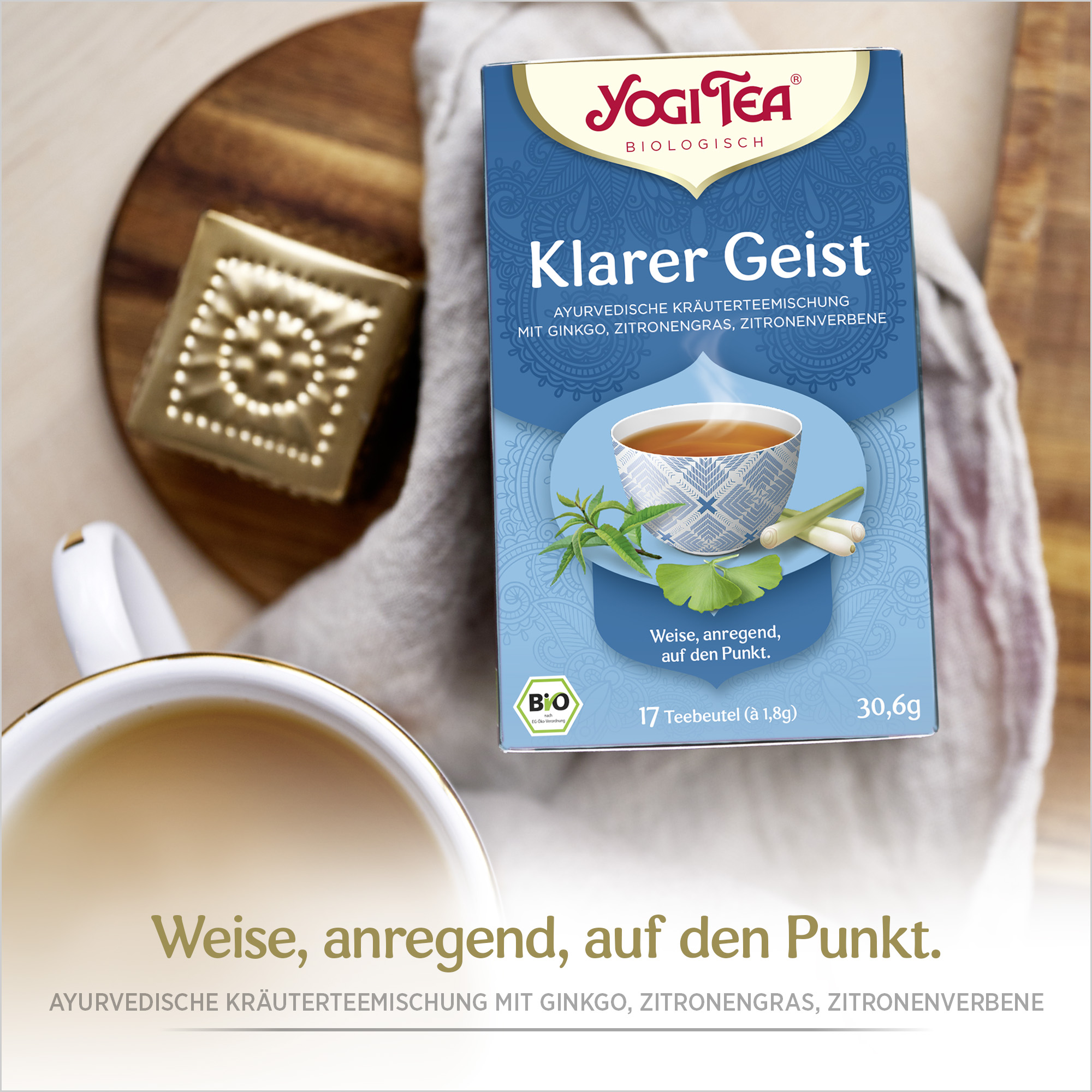 6 x BIO YOGI TEA Klarer Geist | 6 x 30,6g