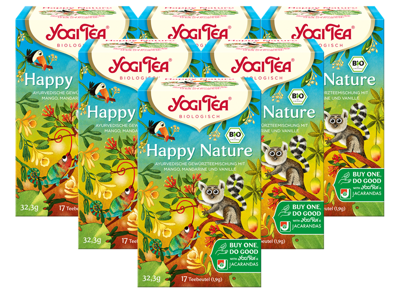 YOGI TEA Happy Nature Bio | 6 x 32,3g