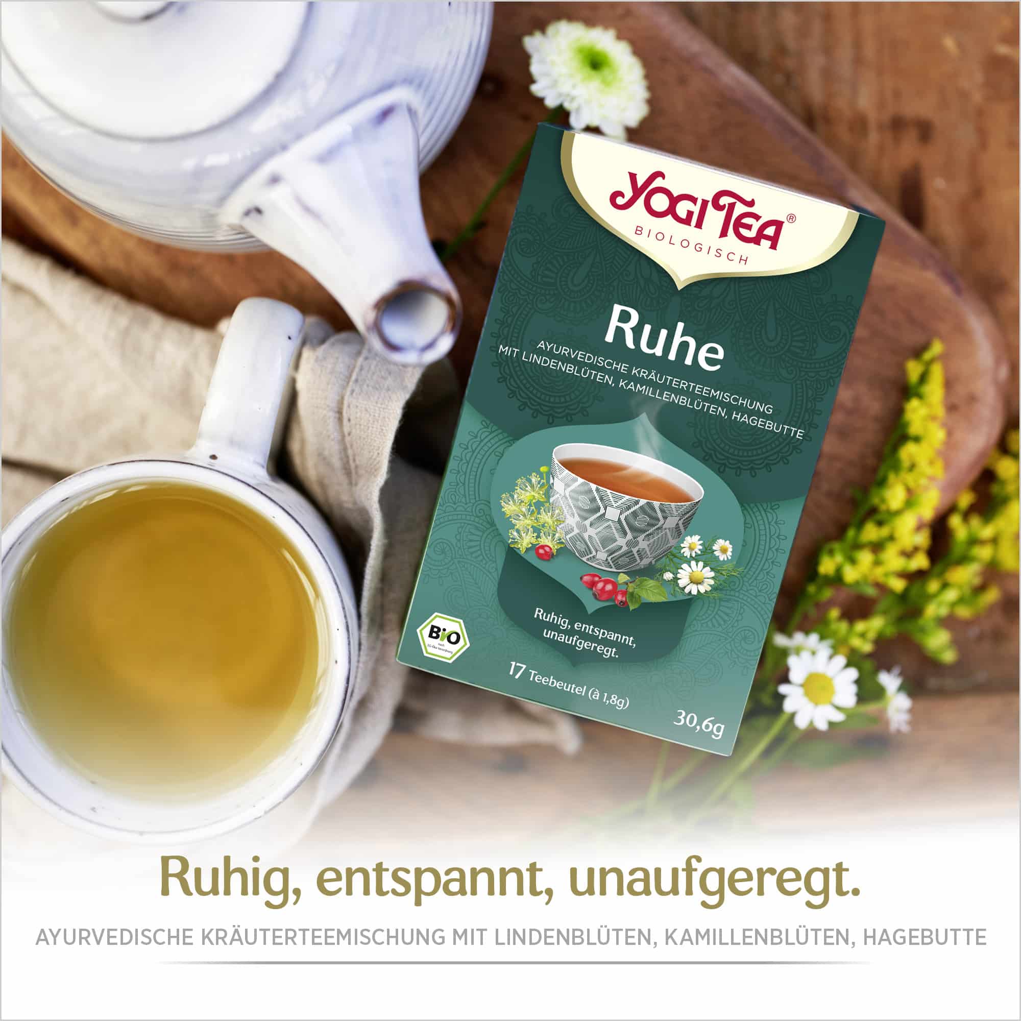 6 x BIO YOGI TEA Ruhe | 6 x 30,6g