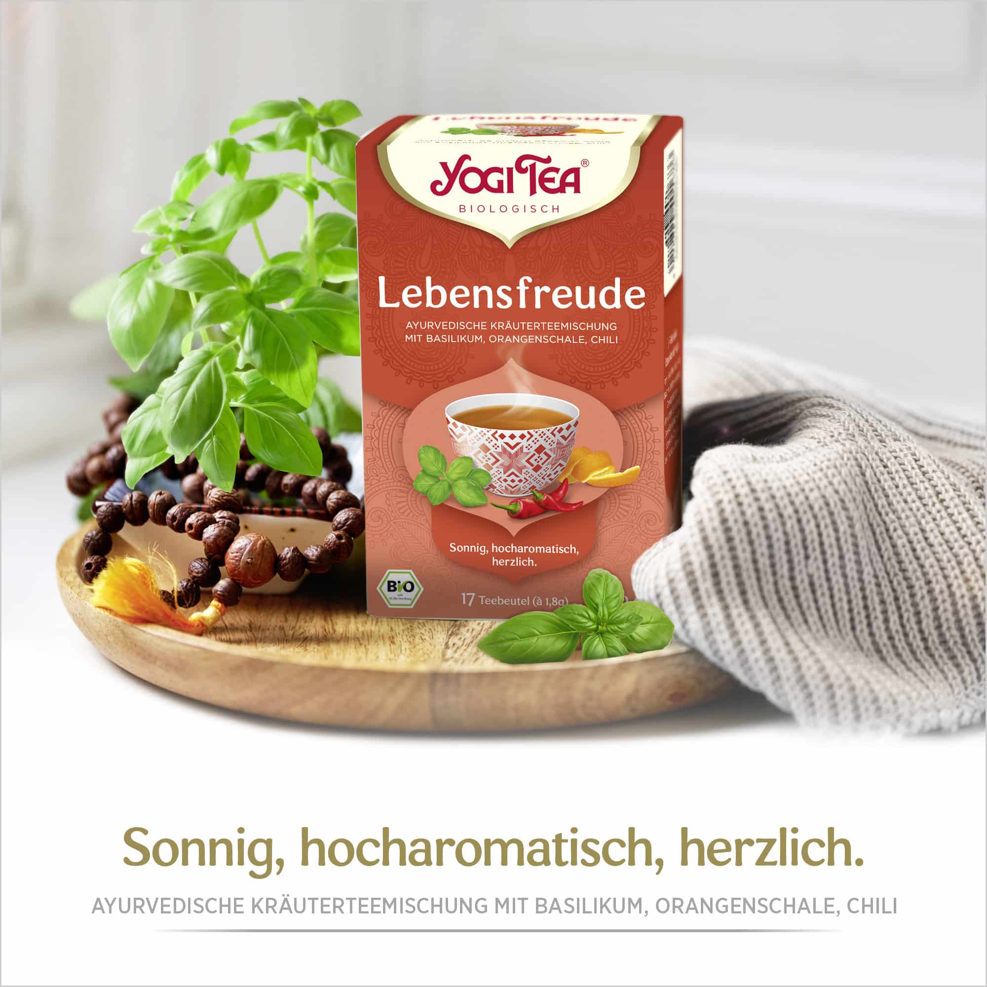 6 x BIO YOGI TEA Lebensfreude  | 6 x 30,6g