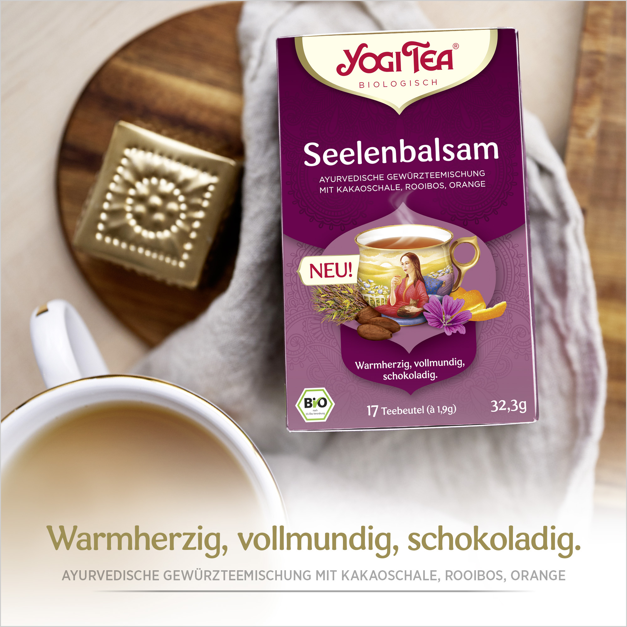 6 x BIO YOGI TEA Seelenbalsam | 6 x 32,3g