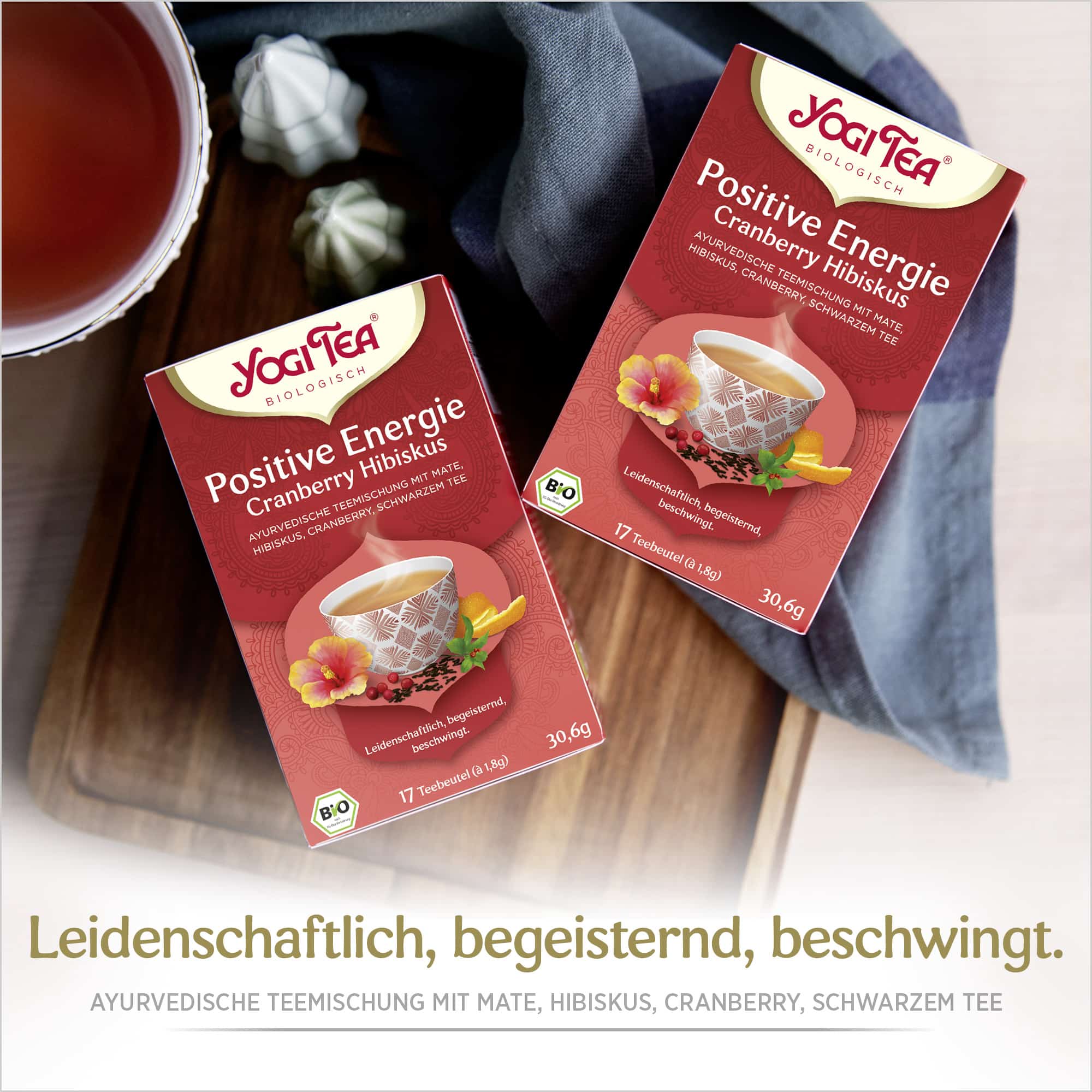 6 x BIO YOGI TEA Positive Energie | 6 x 30,6g